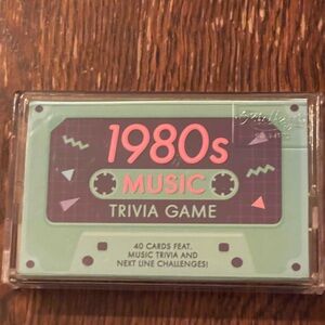 1980s Music Trivia Card Game